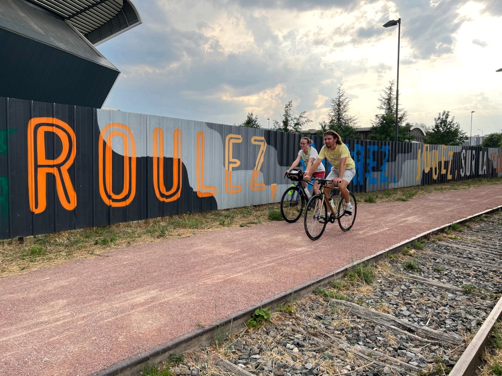 illustration des la trame cyclable stéphanoise